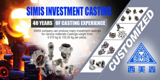 Stainless Steel Alloy Steel Carbon Steel Silica Sol Investment Casting Lost Wax Casting CNC Machining Spare Parts Casting
