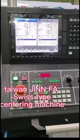 Swiss Type 2 Spindle CNC Automatic Lathe for High-Precision Shaft Parts Machining (JSL-26ABY)